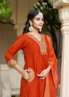 Titalee By Karissa Viscose Roman Wholesale Kurti With Bottom Dupatta In India